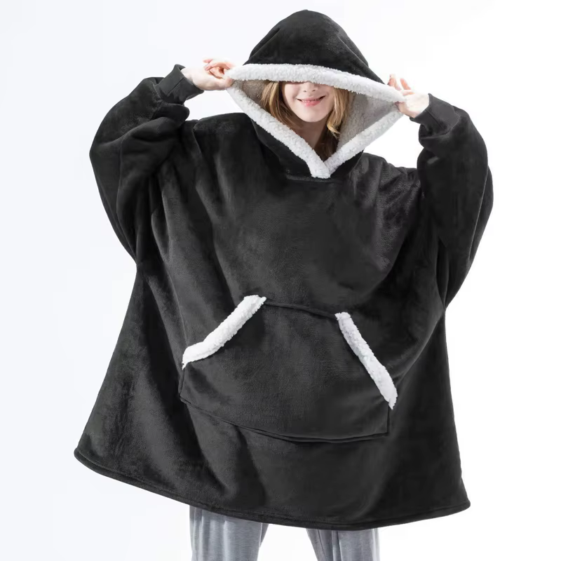 Sweat couverture adulte générique noir